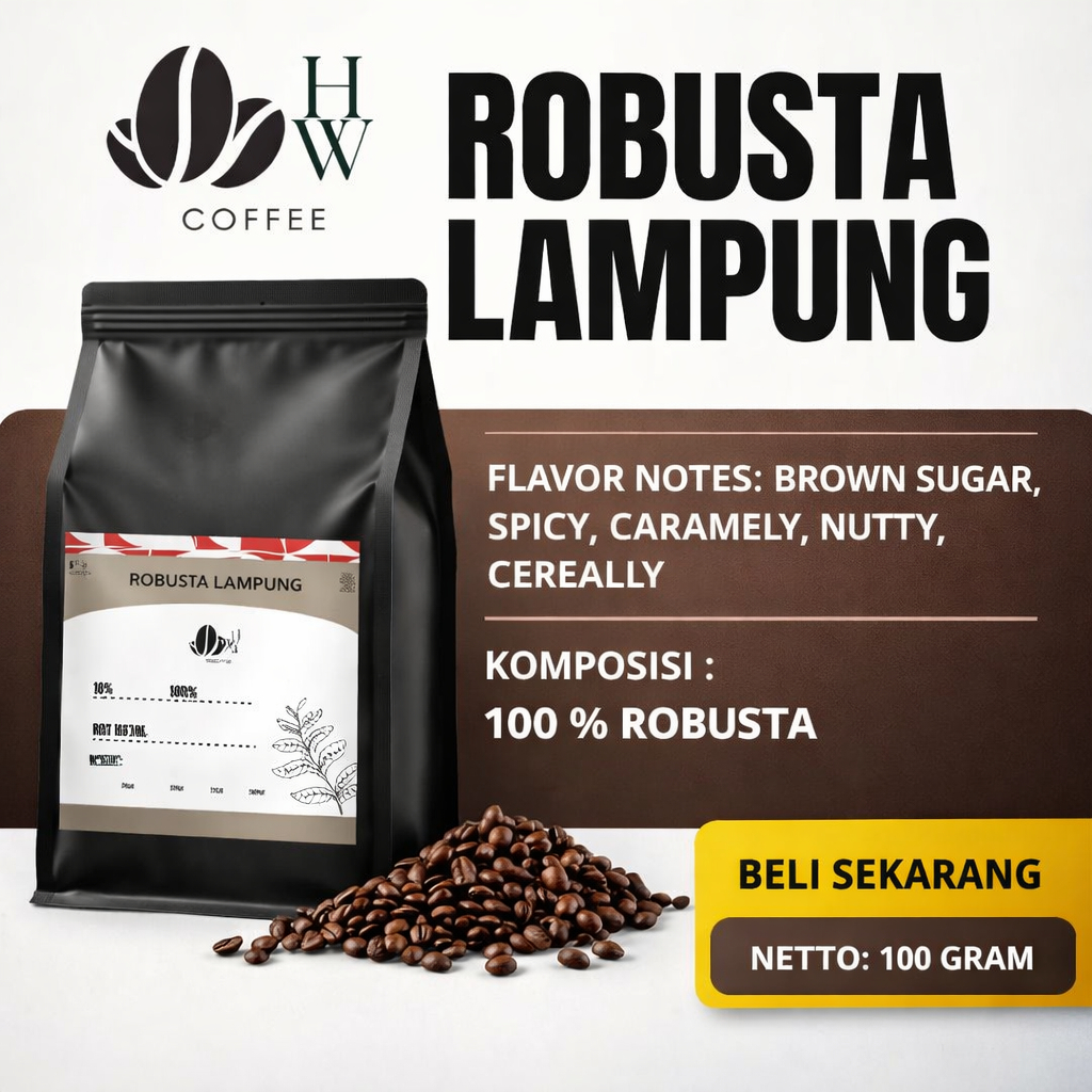 Kopi Robusta Lampung / Kopi Lampung / Kopi Premium / Kopi Nusantara / Kopi Murah / Kopi Hitam