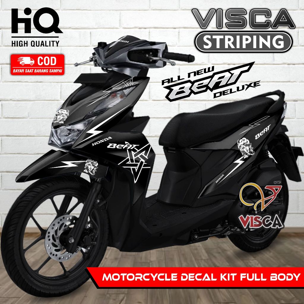 Decal Beat Deluxe 2020 2021 2022 Full Body - Stiker Motor Beat 2020 - Dekal Beat 2021 - Striping Bea