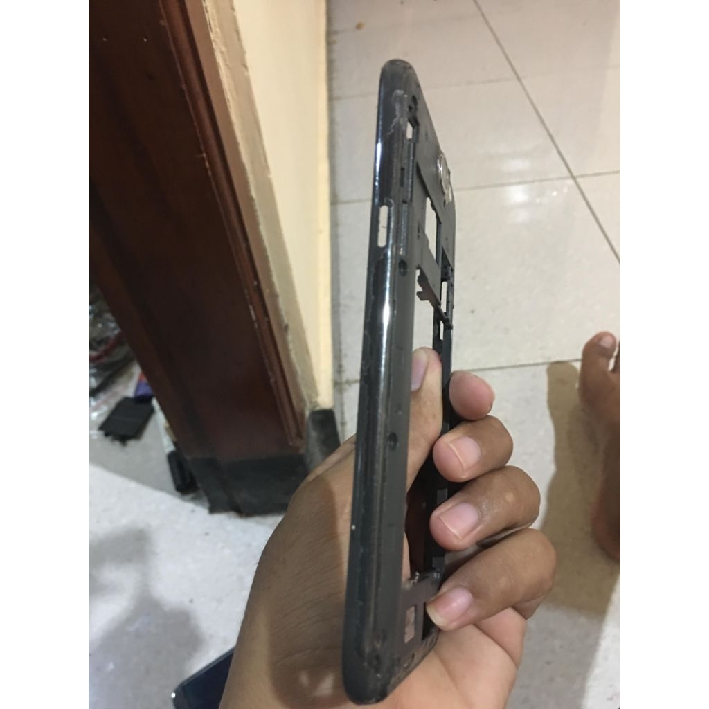 frame tulangan tulang belakang tutup mesin penutup kaca lensa kamera luar samsung galaxy note 2 Gt-n