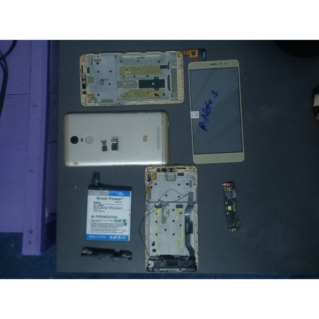 sparepart xiomi note 3
