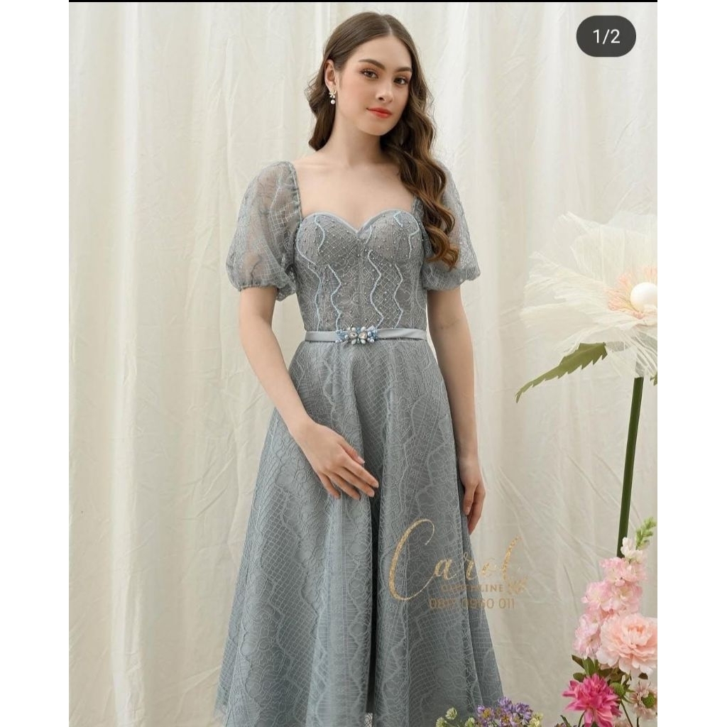 Carol Clothline amina dress gaun pesta mewah
