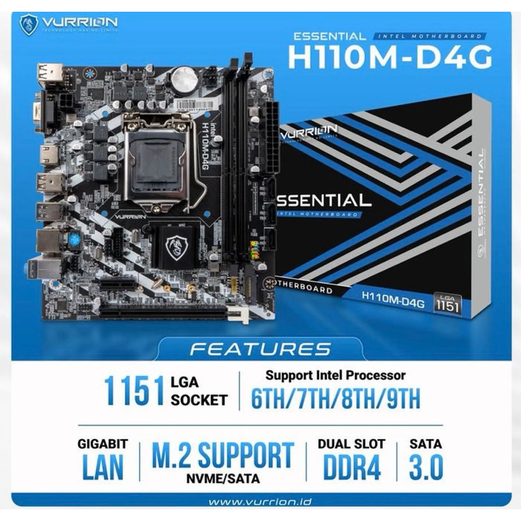 MOTHERBOARD INTEL H110 DDR4