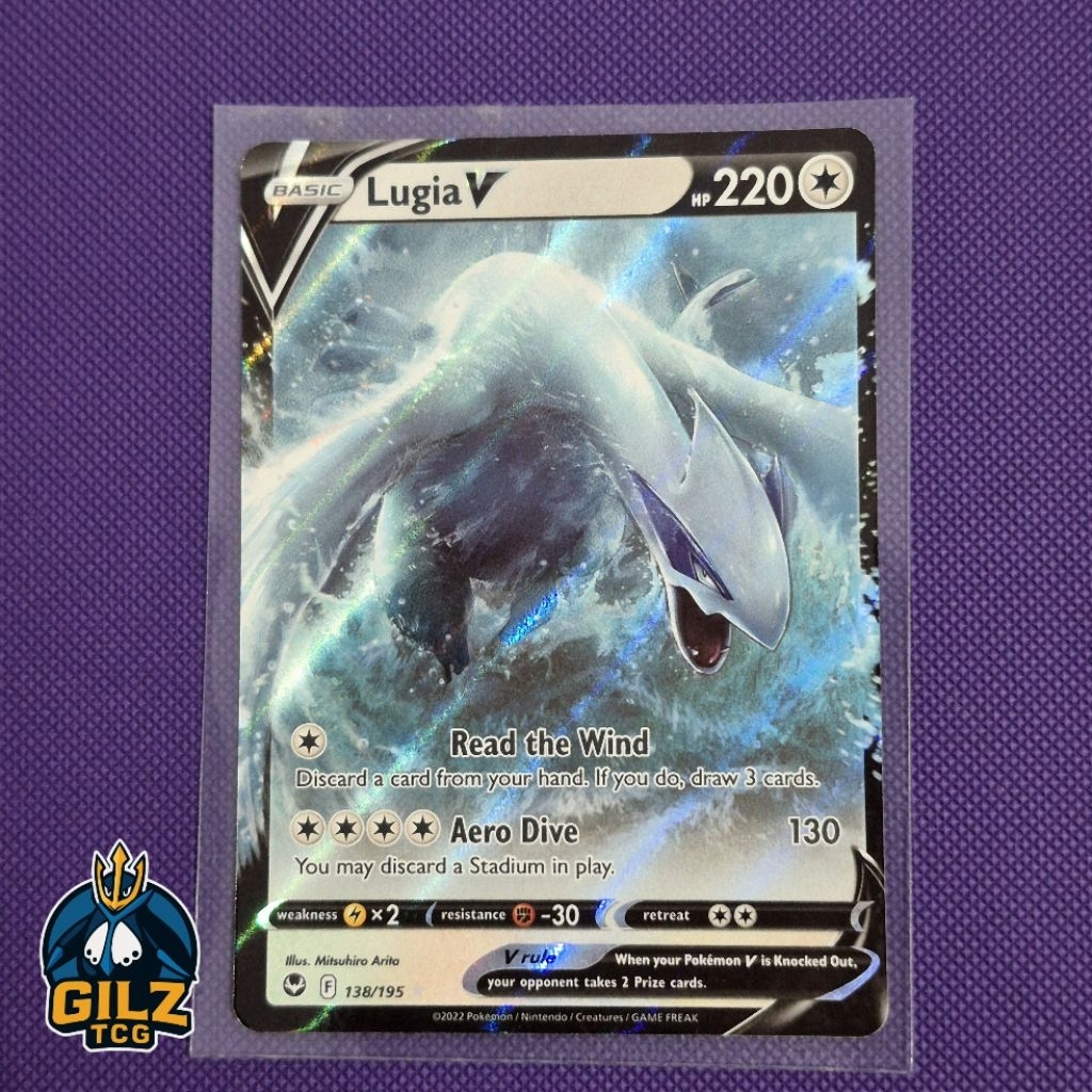 Kartu Pokemon Lugia V Silver Tempest 138/195 English