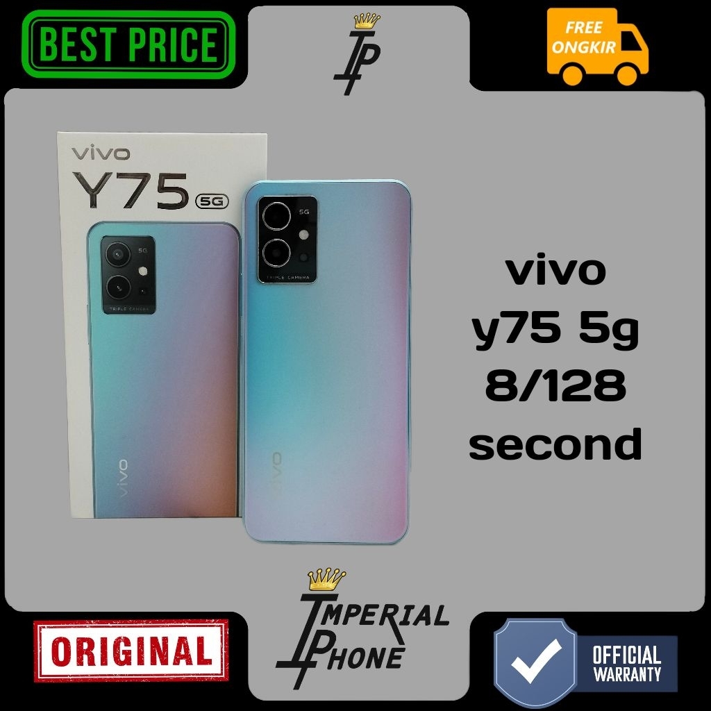 vivo y75 5g 8/128 resmi second
