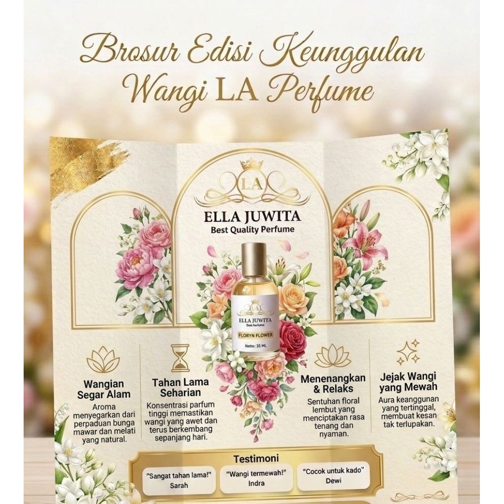 Ella Juwita Perfume 35ml - Varian FLORYN FLOWER