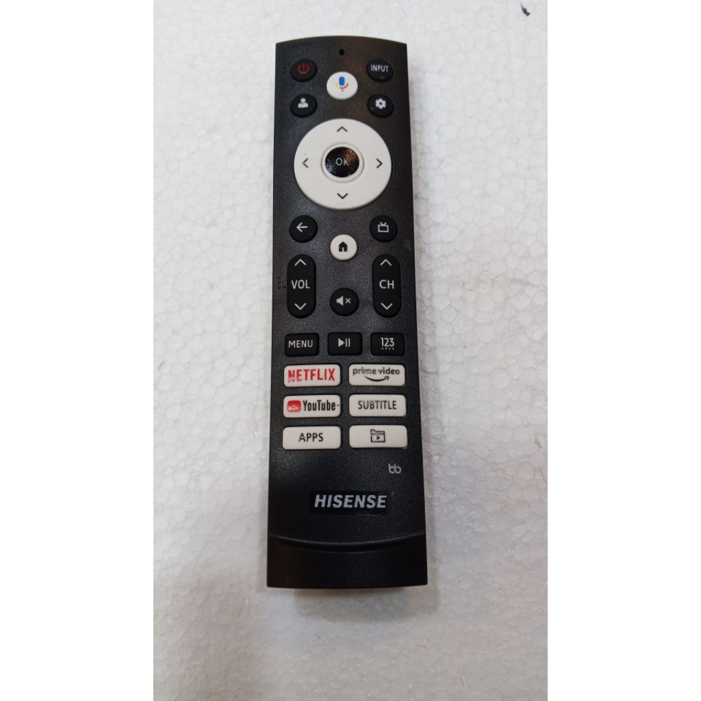 Remote tv hisense smart