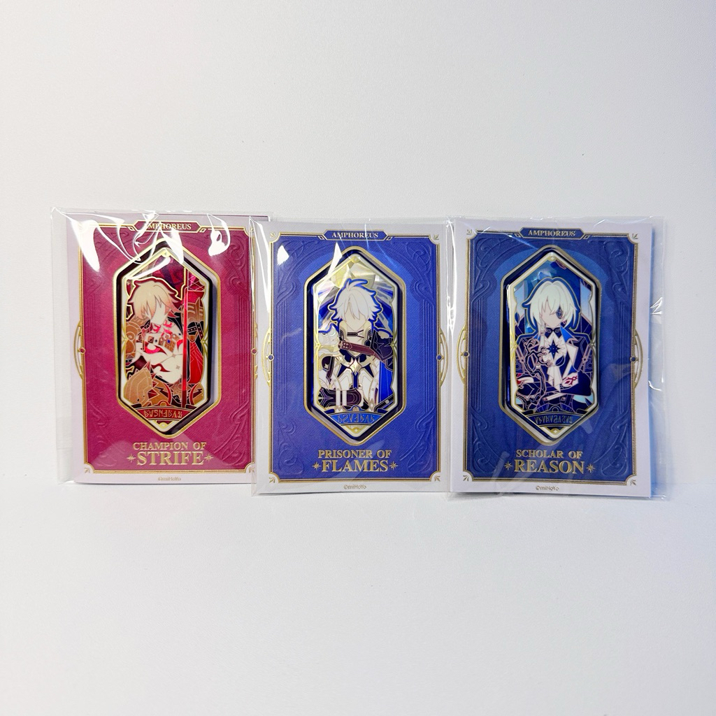 [HSR Official Merch] As I’ve Written Series Can Badge - Phainon, Mydei, Anaxa