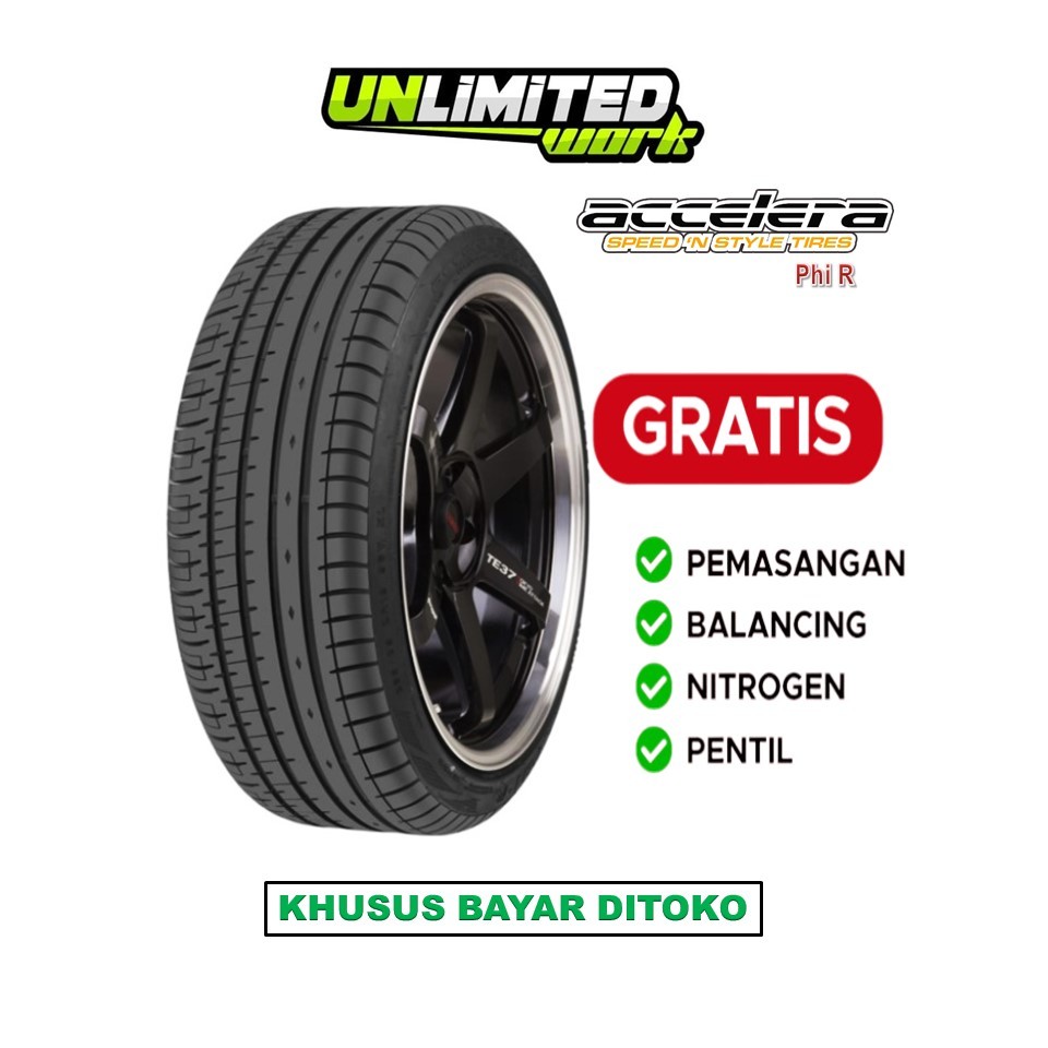 Ban Mobil Ring 15 Accelera Phi-R 175 50 R15 Soft Compound Cocok Buat Daily - TOKO BAN TANGERANG