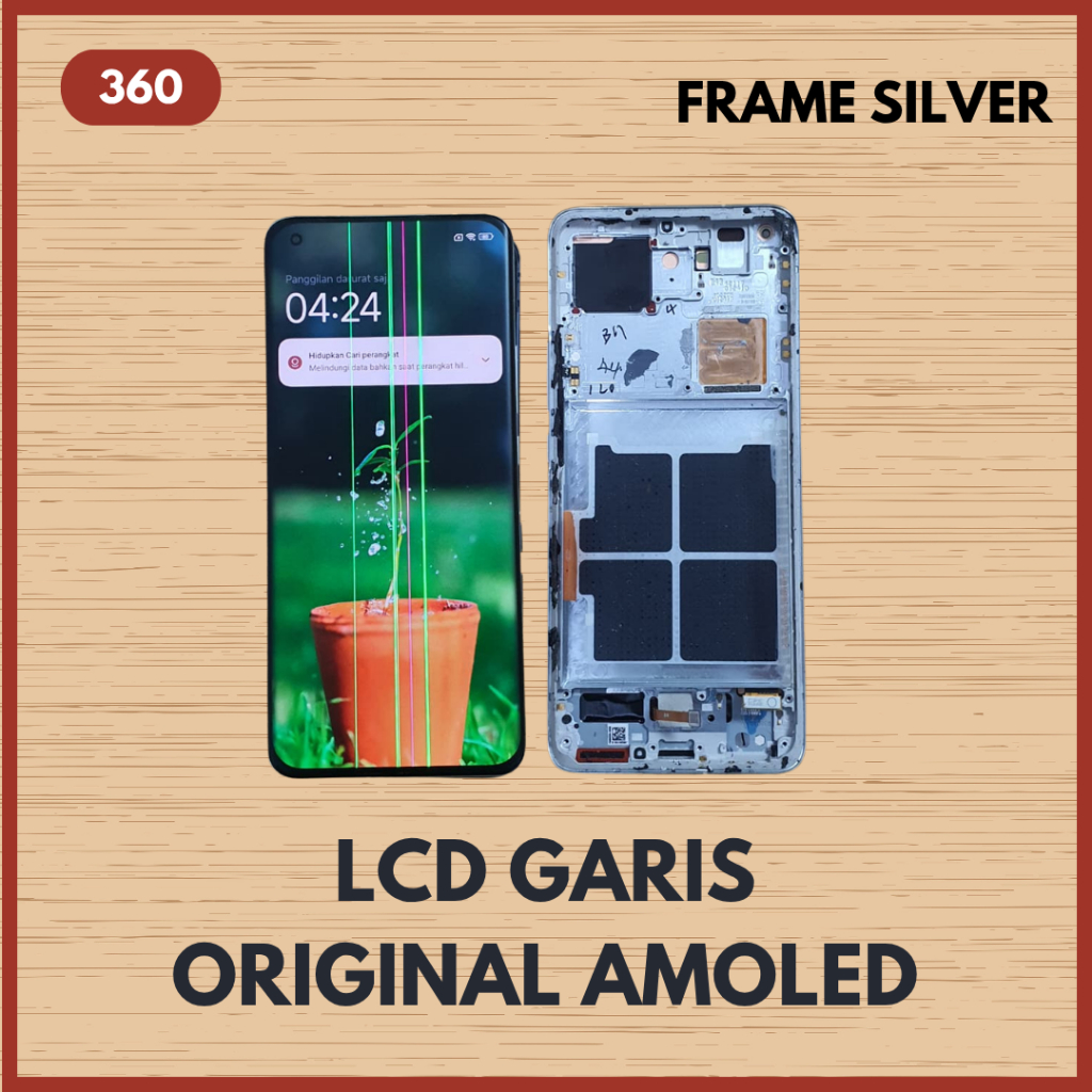 LCD FRAME ORIGINAL XIAOMI MI11 MI 11 ULTRA COPOTAN