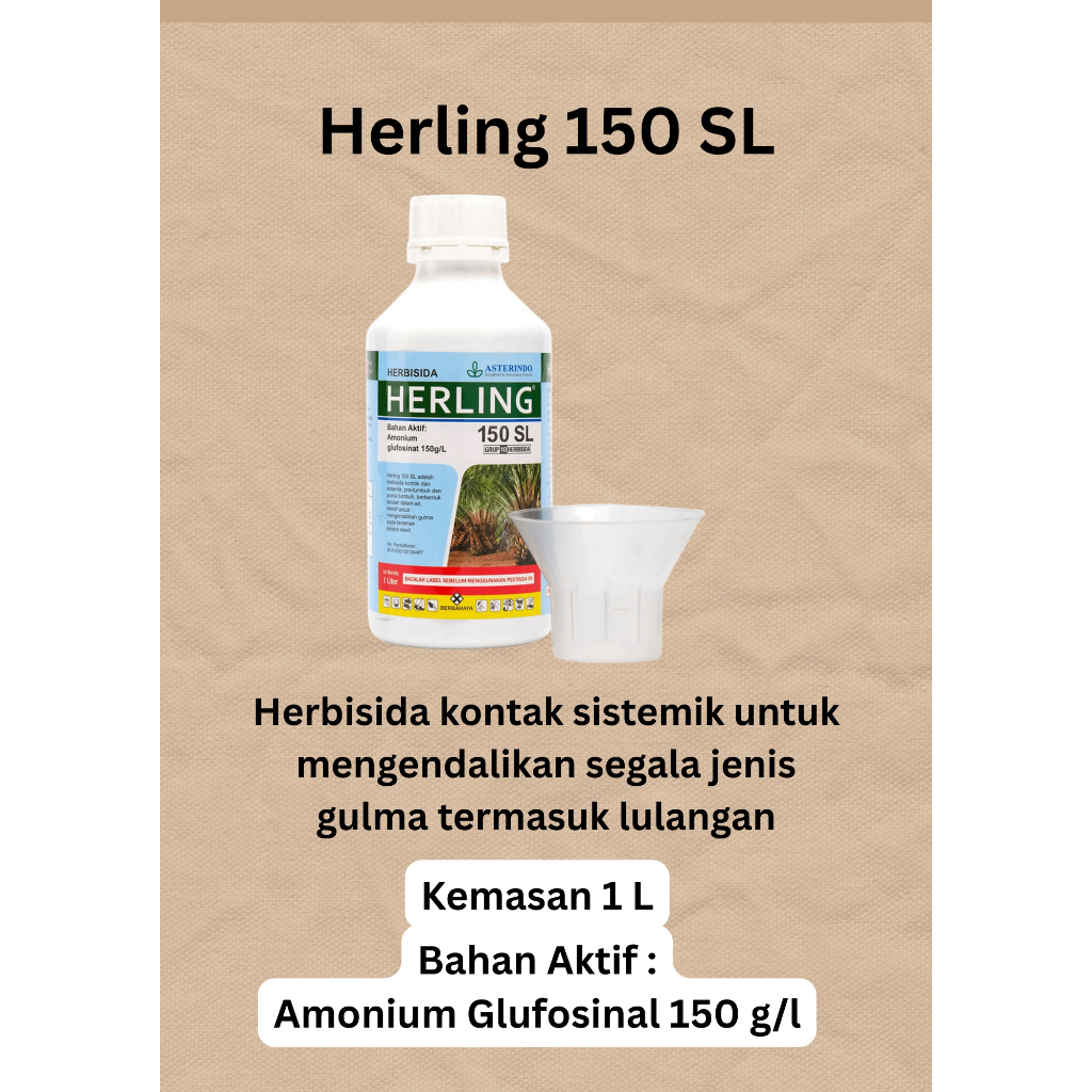 Herbisida Herling 150 SL - Kontak, Sistemik
