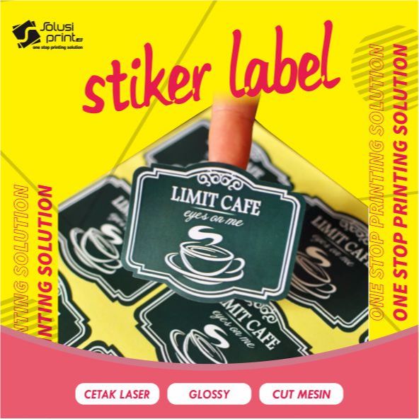 STIKER BONTAK LABEL MAKANAN COSTUME DESAIN DAN UKURAN