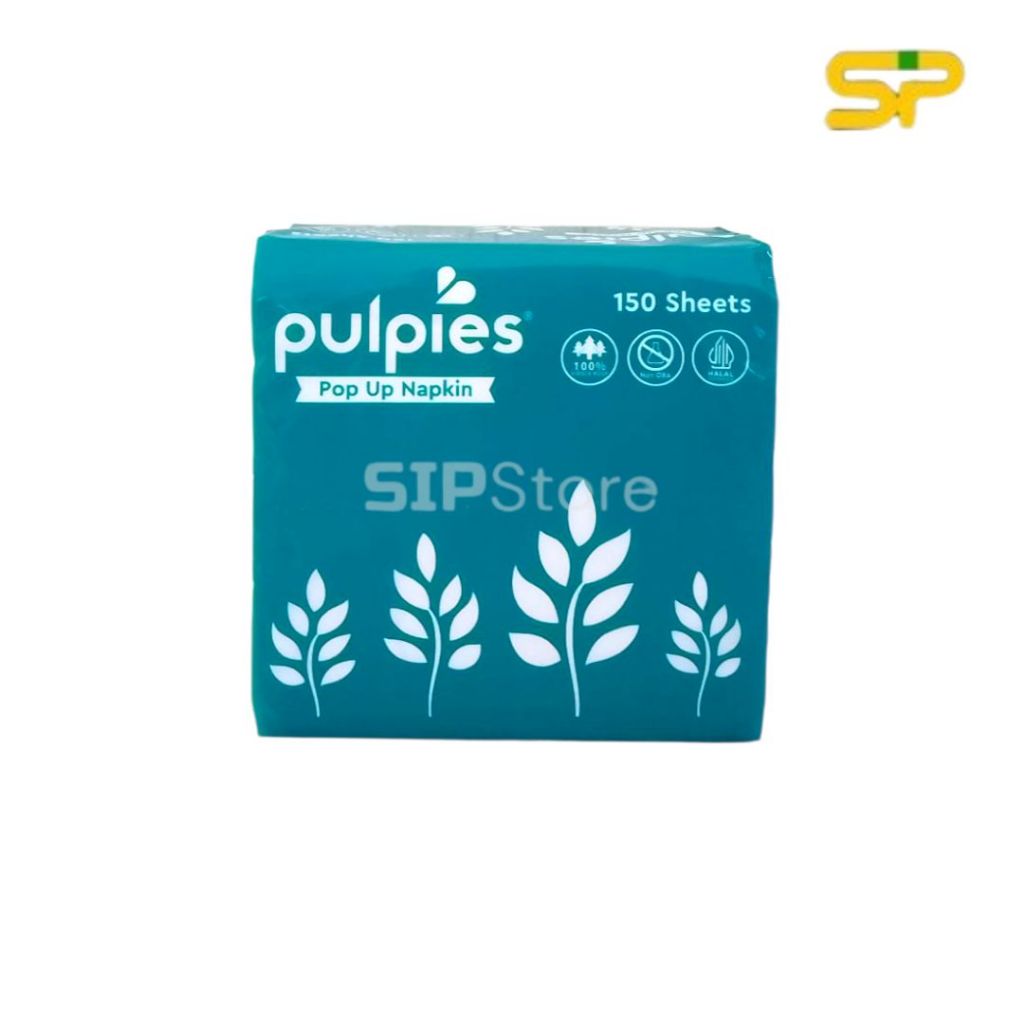 Pulpies Facial Tissue Pop Up Isi 150 Sheets