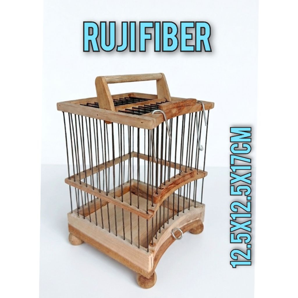 SANGKAR UNTULAN SOGON KOLIBRI PLECI RUJI FIBER