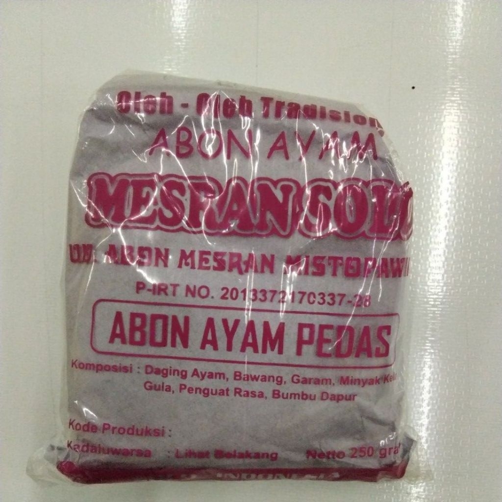 mesran solo abon ayam pedas