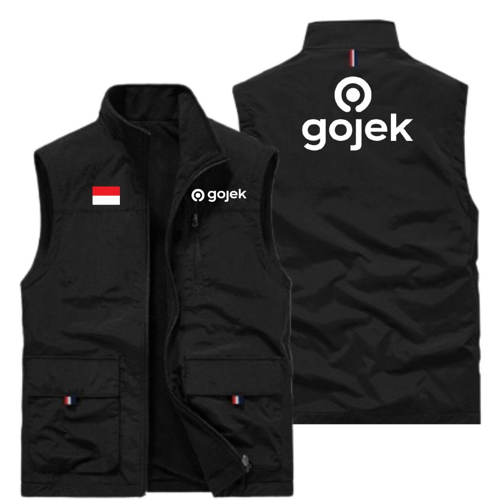 MURAH  Rompi Gojek / Rompi Outdoor Gojek / Rompi Outdoor Gojek Pria / Rompi Gojek