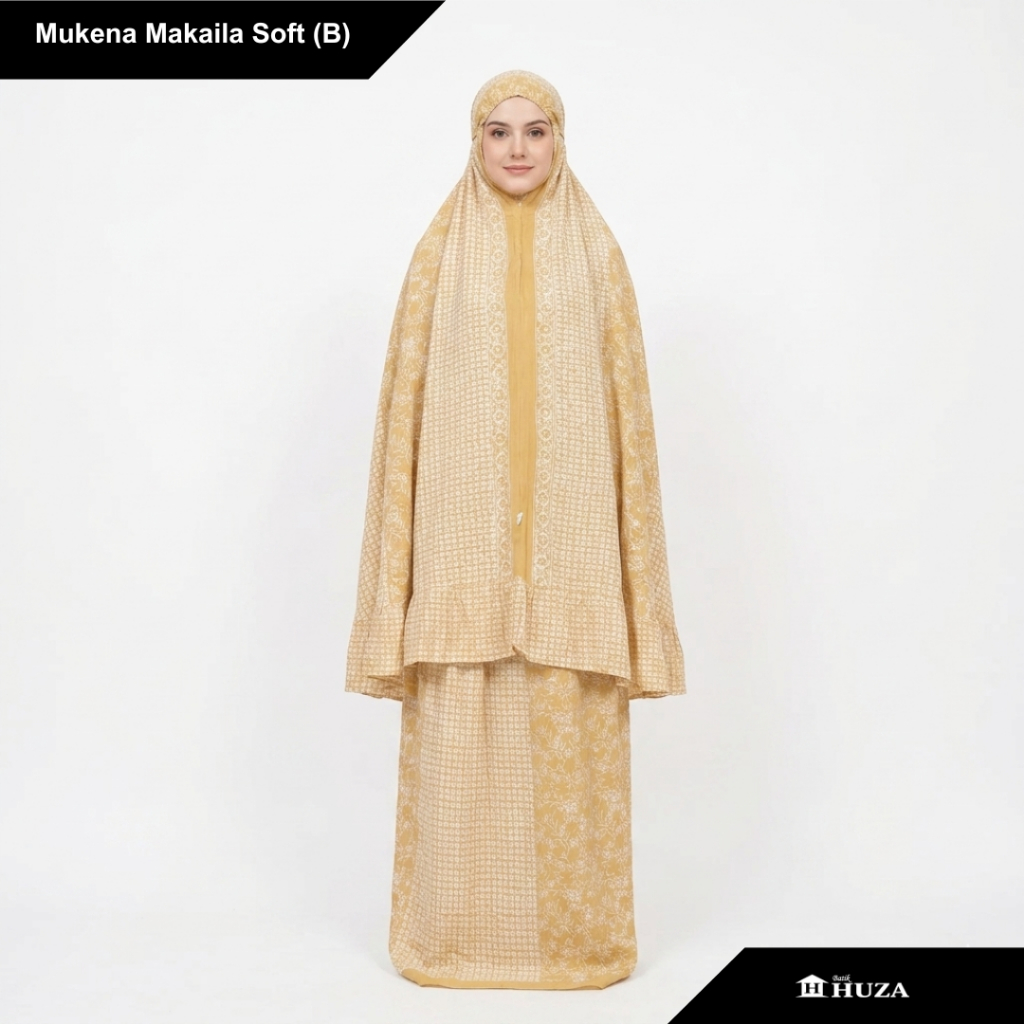 Batik Huza Mukena Dewasa Batik Mukena Makaila Soft (B)
