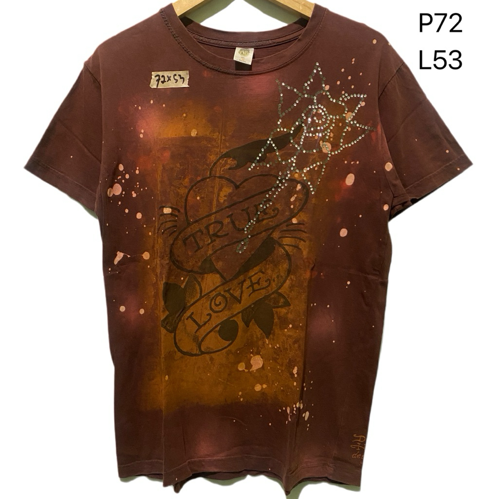 kaos art tie die ed hardy