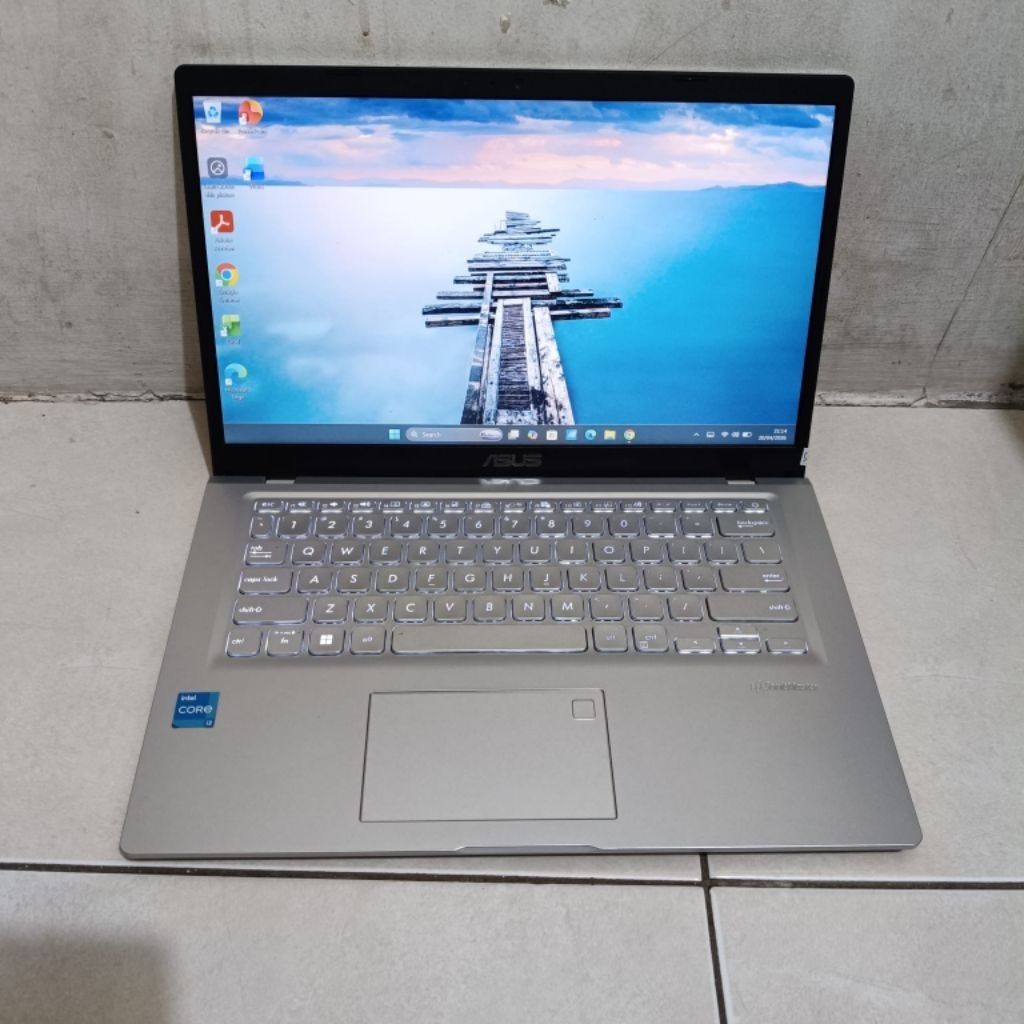 Laptop Asus VivoBook X415EA, #Backlight, Processor : Intel Core i3 - 1115G4, Ram : 4 GB DDR4- SSD : 