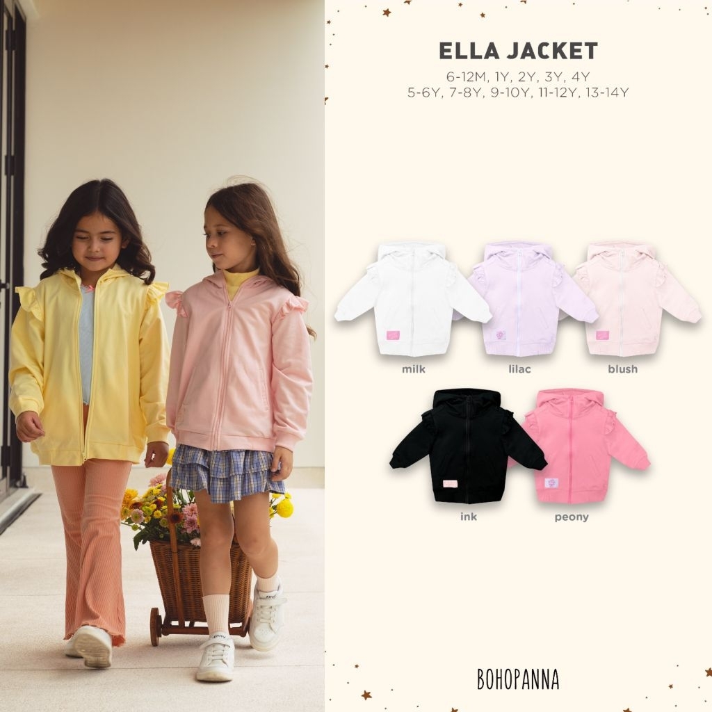 Bohopanna Ella Jacket | Fleece Baby Jacket | Jaket Anak Bayi Boho Panna