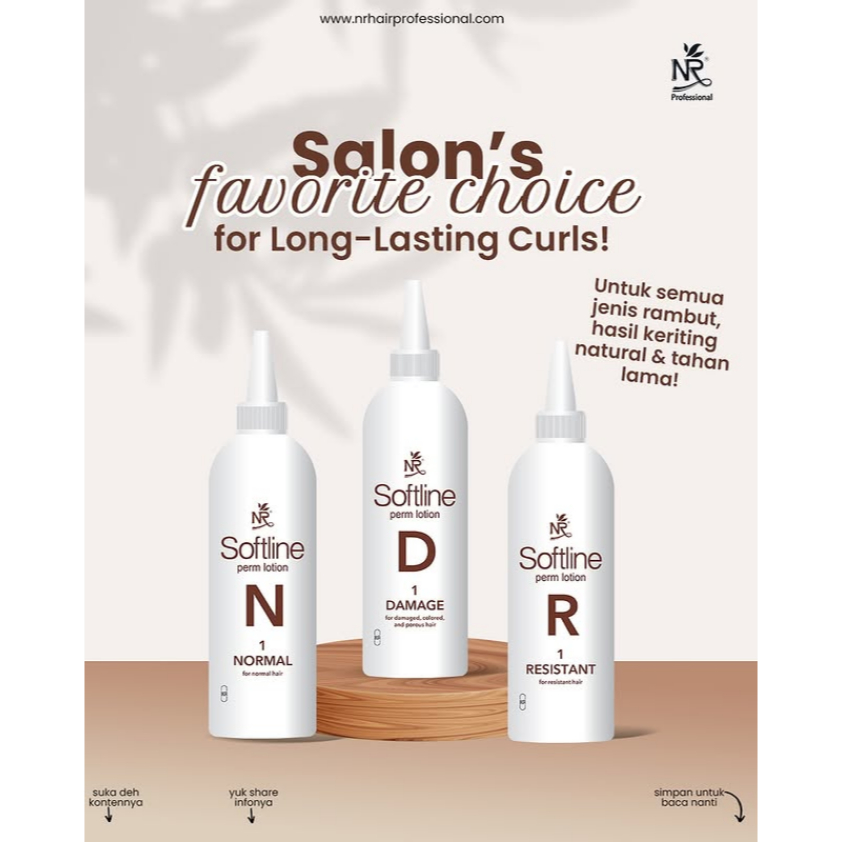 NR Sofline Perm Lotion / Obat Keriting Rambut Permanen