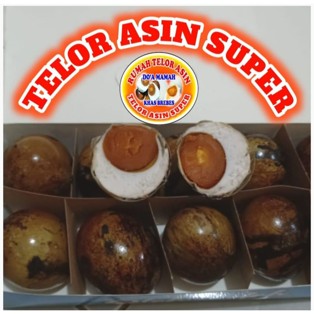 Telur Asin Masir Asap Khas Brebes - Masir, Berminyak & Gurih (Isi 10 Pcs)