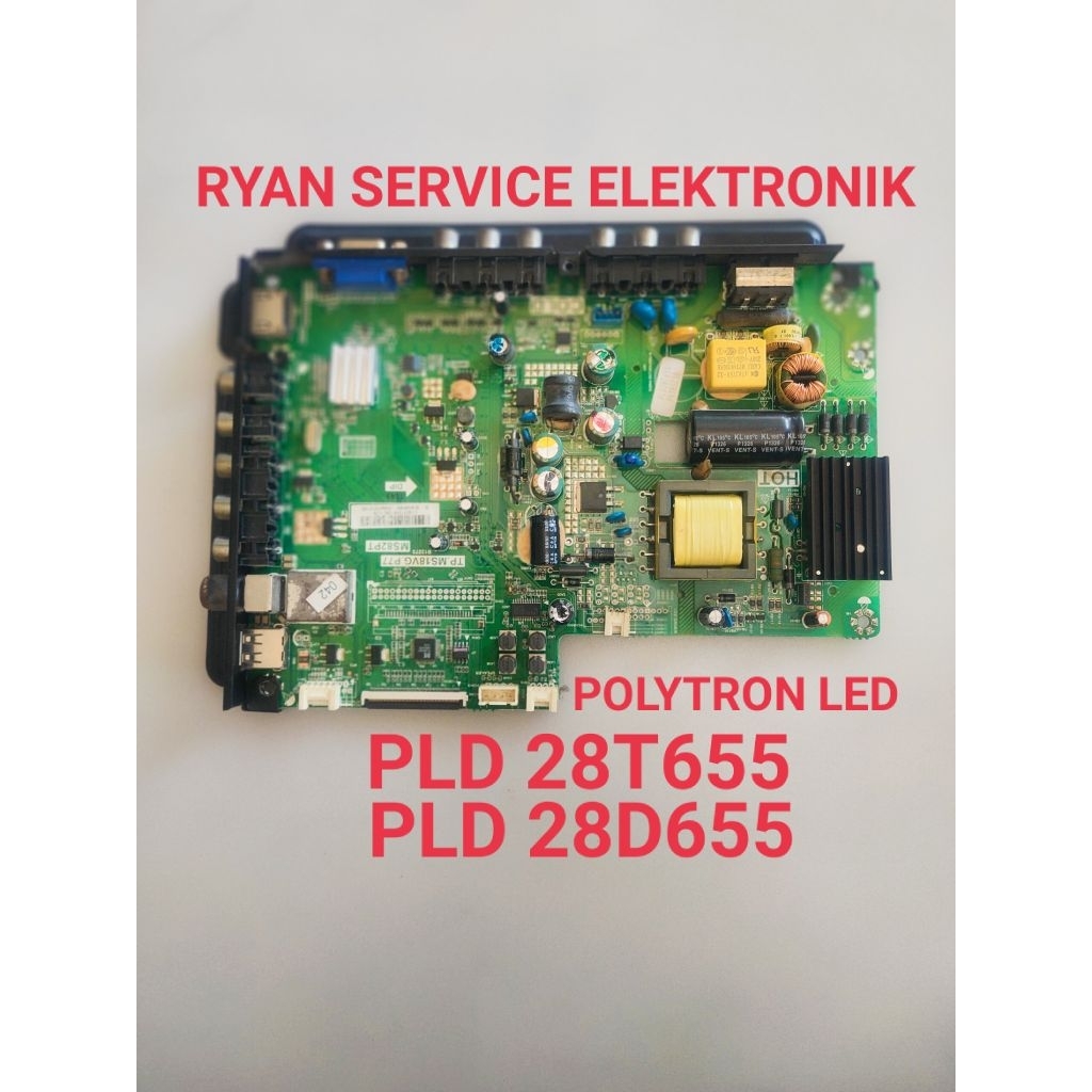 MB mainboard TV LED POLYTRON PLD 28T655 PLD 28D655