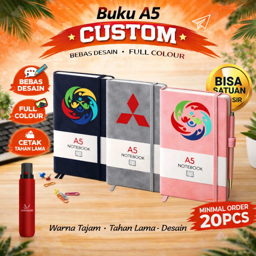 buku agenda custom/noteebook custom/buku custom/agenda seminar custom/agend custom logo