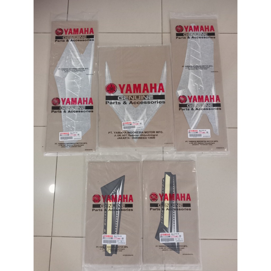 [LENGKAP] FULL SET STRIPPING TANGKI RX KING PEREDAM HITAM ORIGINAL YAMAHA