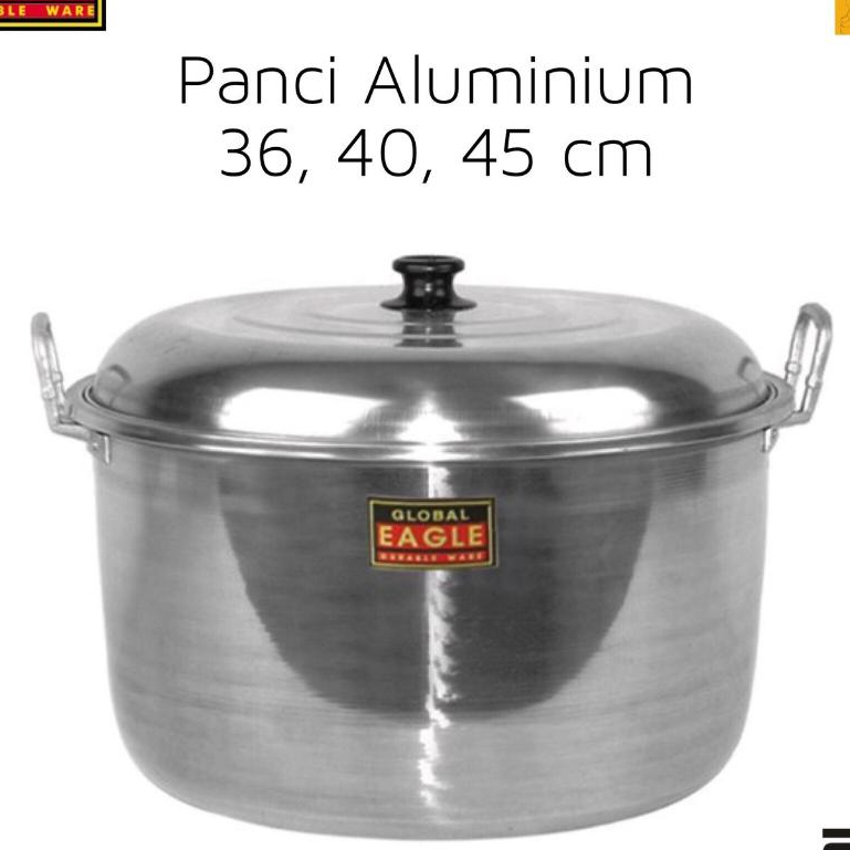 Panci Air Rebus Besar Jumbo Kuah Sayur Sop Alumunium 36 40 45 Jawa Maspion Global Eagle