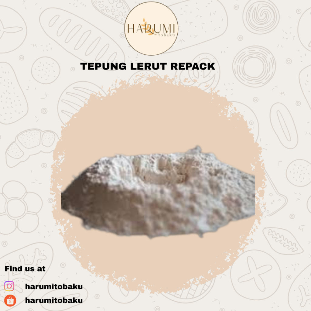 Tepung Lerut / Larut / kerut Pati Garut - Repack