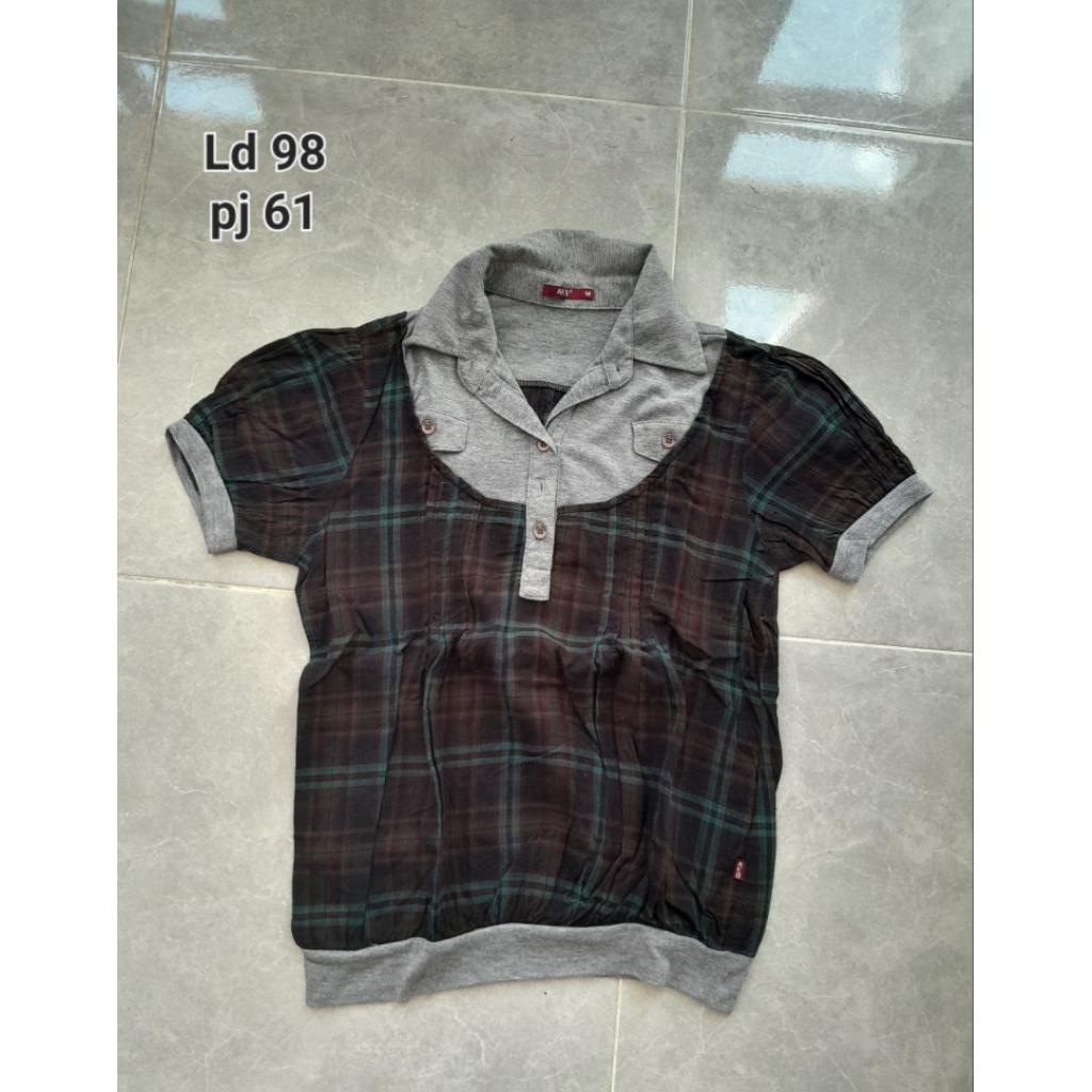 Atasan wanita perempuan merk ako preloved