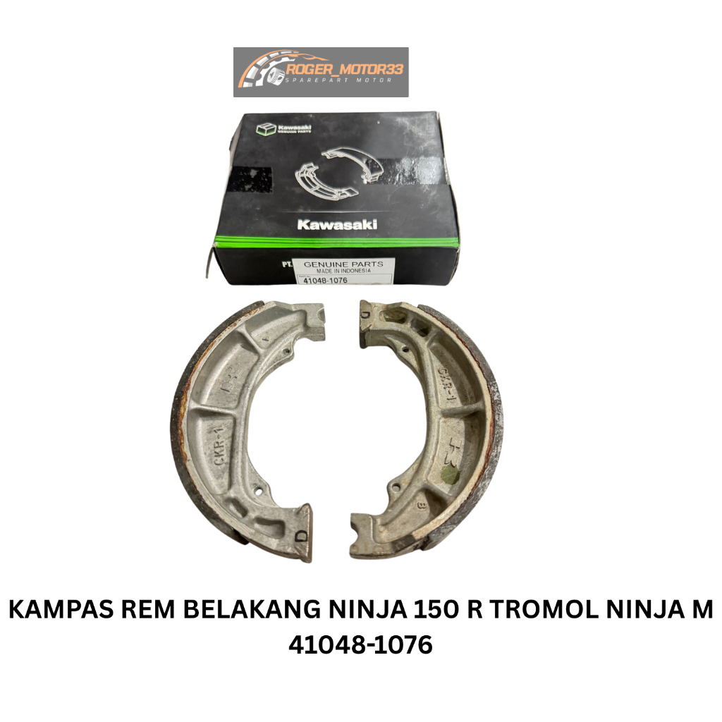 KAMPAS REM BELAKANG NINJA 150 R TROMOL NINJA M ORIGINAL ASLI 41048-1076