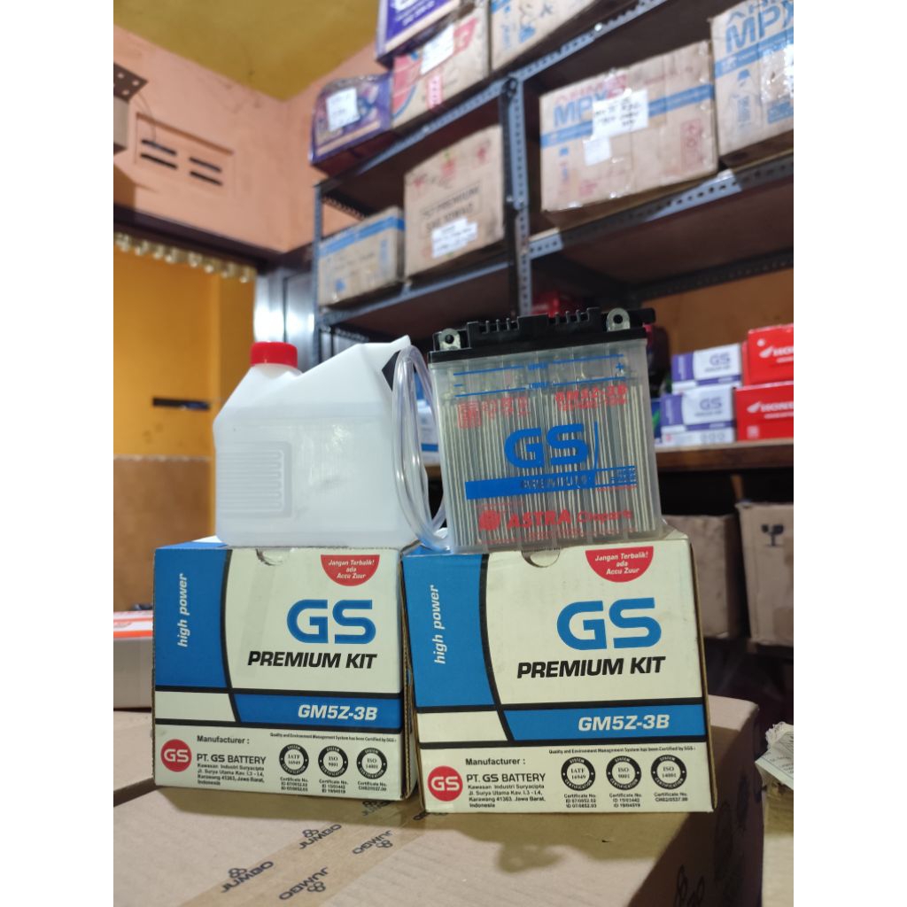 AKI ORIGINAL GS ASTRA TYPE : GM5Z-3B (AKI BASAH)