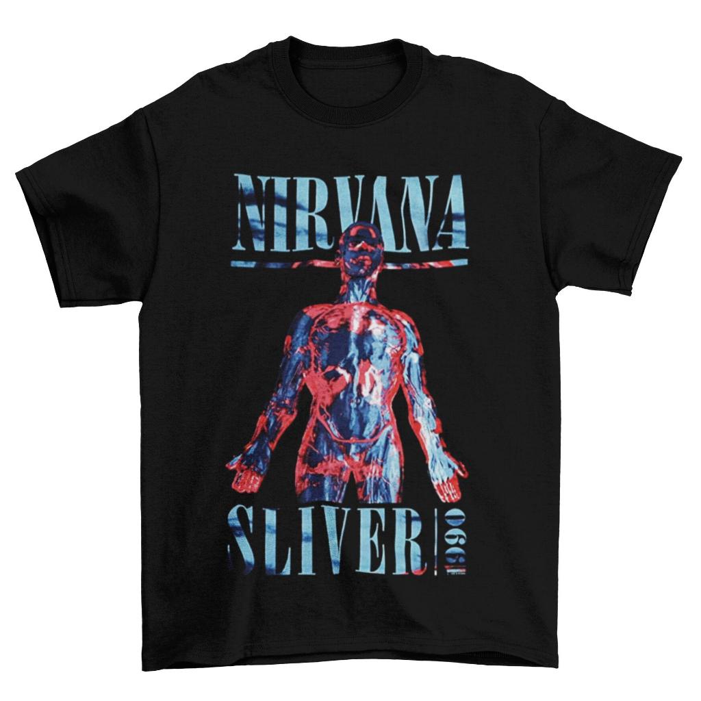 Tomoinc T-Shirt Kaos Band Nirvana - Sliver 1990