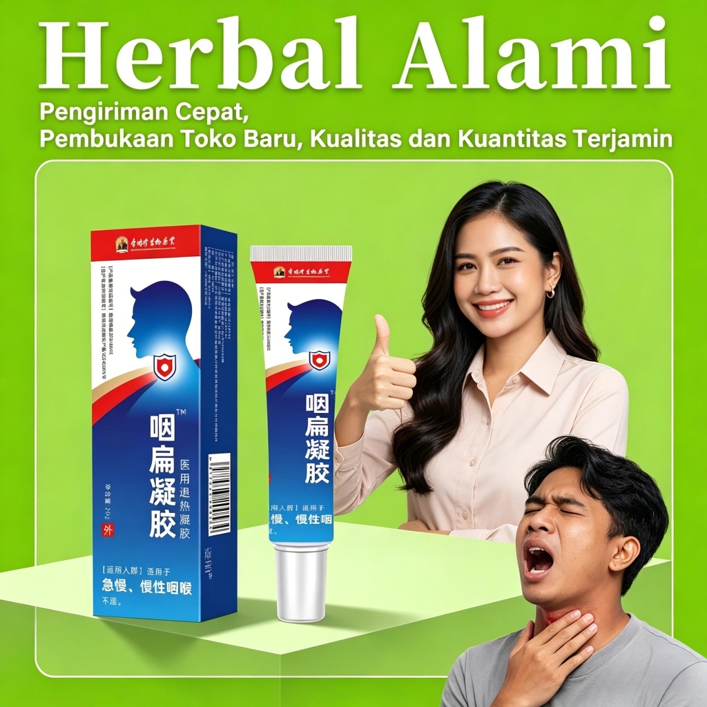 { Beli 1 Gratis 2 + COD} Gel Antipiretik Medis Untuk Tenggorokan/obat Radang Tenggorokan/antibiotik 