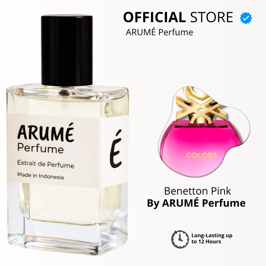 Benetton Pink Super Premium Extrait de Perfume  by ARUMÉ Perfume   - Parfume Pria Tahan Lama 35ml & 