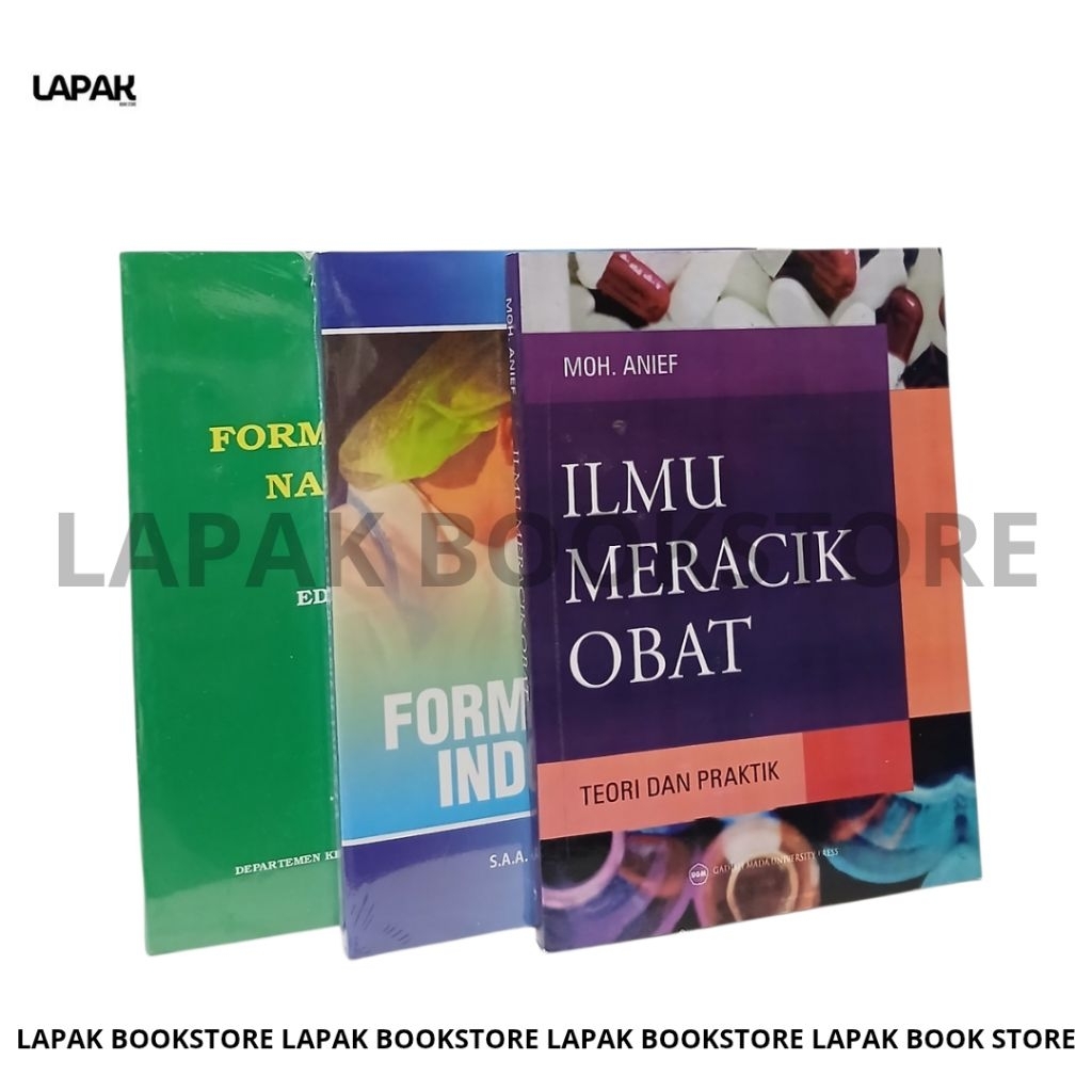 PAKET 3 BUKU FARMASI FORNAS, FOI DAN IMO