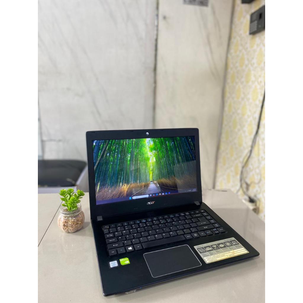 ACER ASPIRE E5-476G-86CD  INTEL CORE I7-8550U CPU RAM 4GB SSD 256GB UHD GRAPHICS 620 NVIDIA GEFORCE 