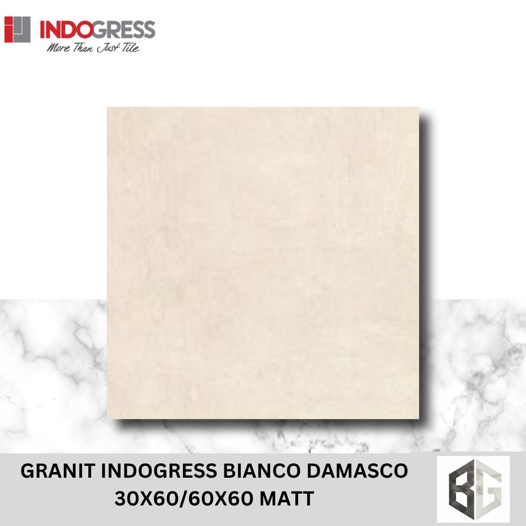 GRANIT INDOGRESS BIANCO DAMASCO 30X60/60X60 MATT