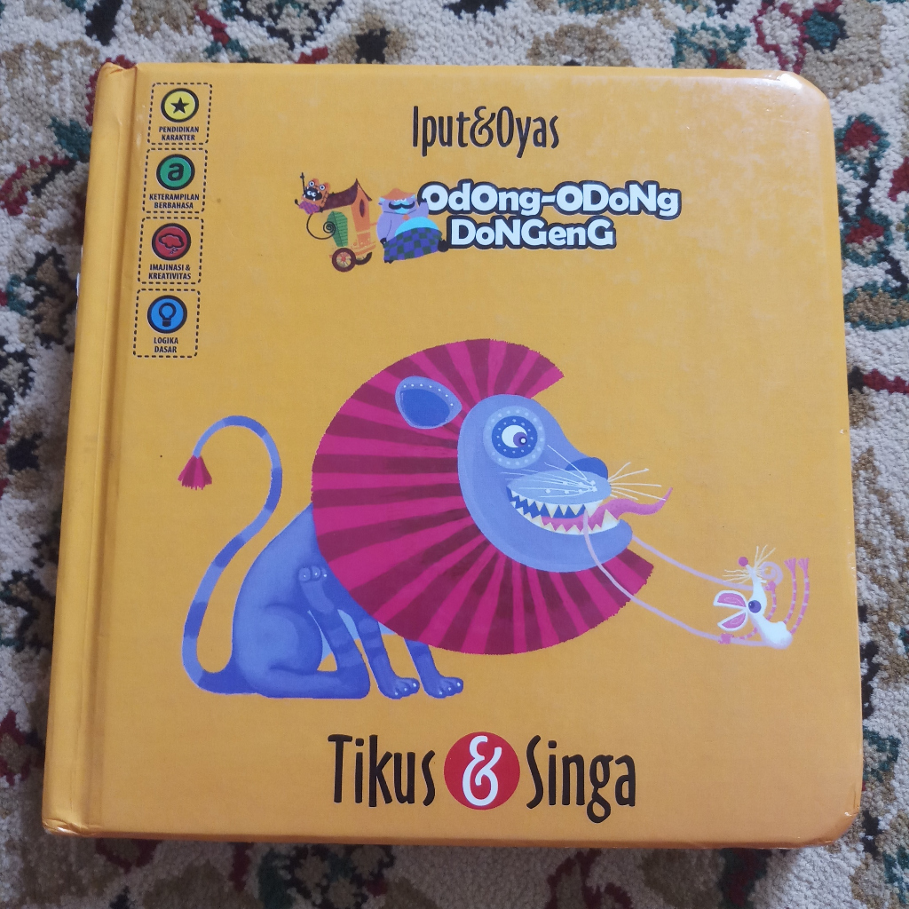 Buku Anak - Boardbook - Preloved - Odong-odong Dongeng - Tikus dan Singa