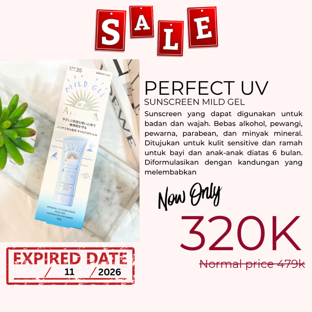 ANES*A PERFECT UV SUNSCREEN MILK | MILD MILK | MILD GEL