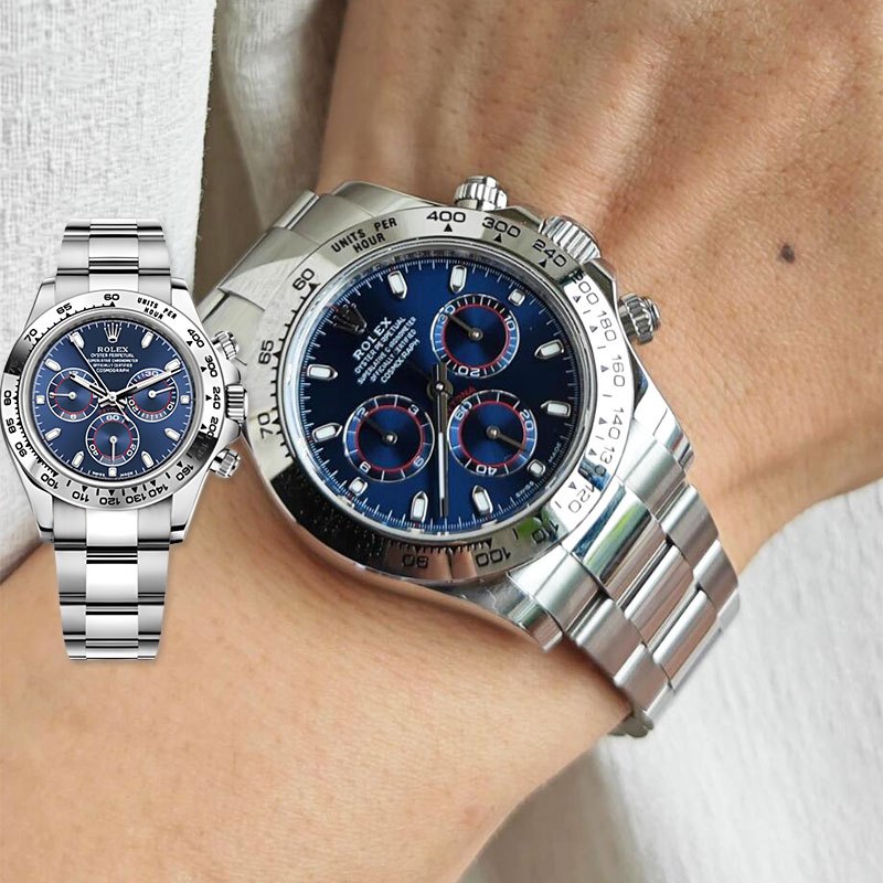 [100% ASLI] Original Jam tangan Rolex Cosmograph Daytona seri M116509-0071 40 mm tahan air Jam tanga