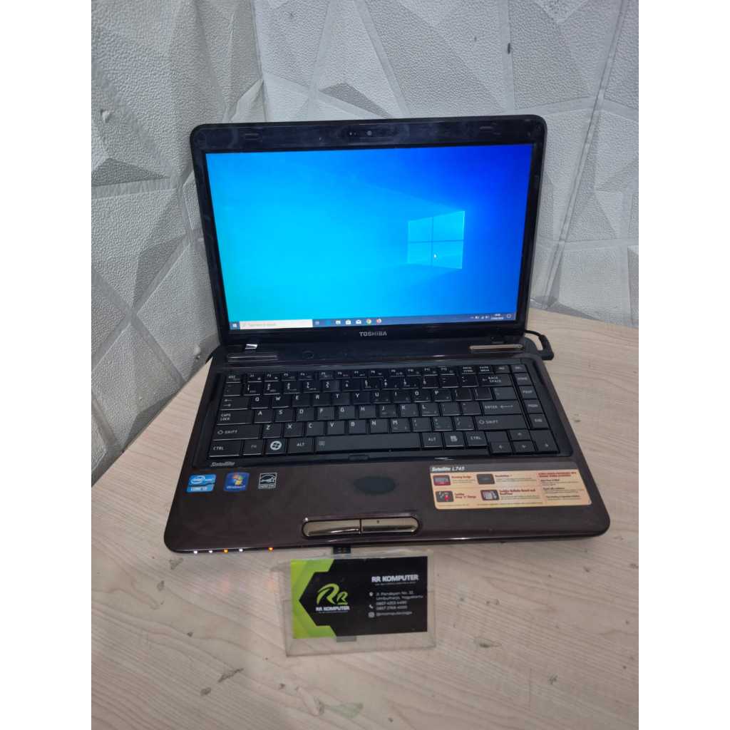 LAPTOP TOSHIBA SATELITE L745 I3 GEN 2 RAM 2 HDD 500 GB & NO DISK