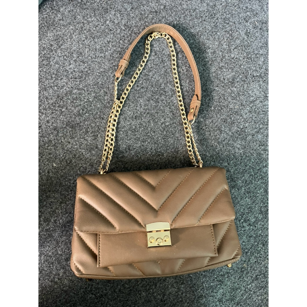 Preloved Kian id Tas Gweny handbag wanita rantai