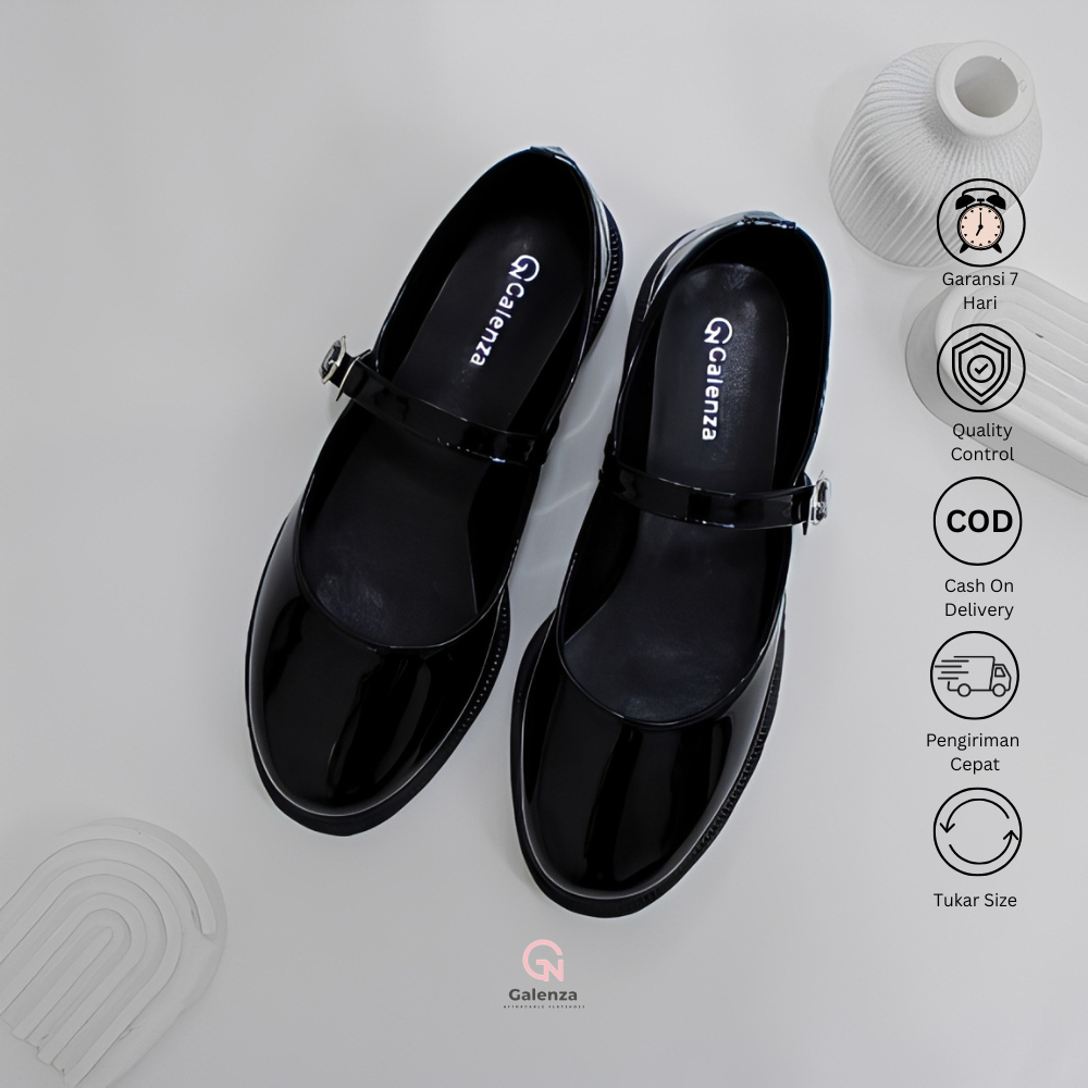 Sepatu Docmart Wanita Loafers Shoes Fashion Korea