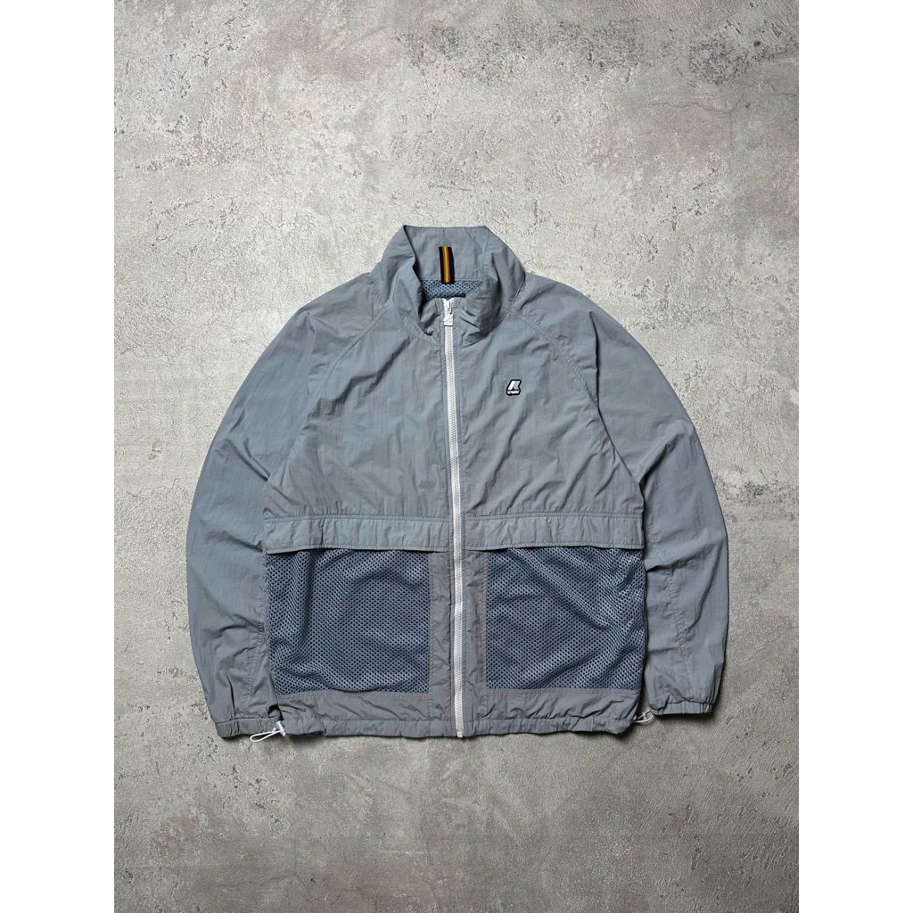 KWAY MESH POCKET STANDNECK WINDBREAKER