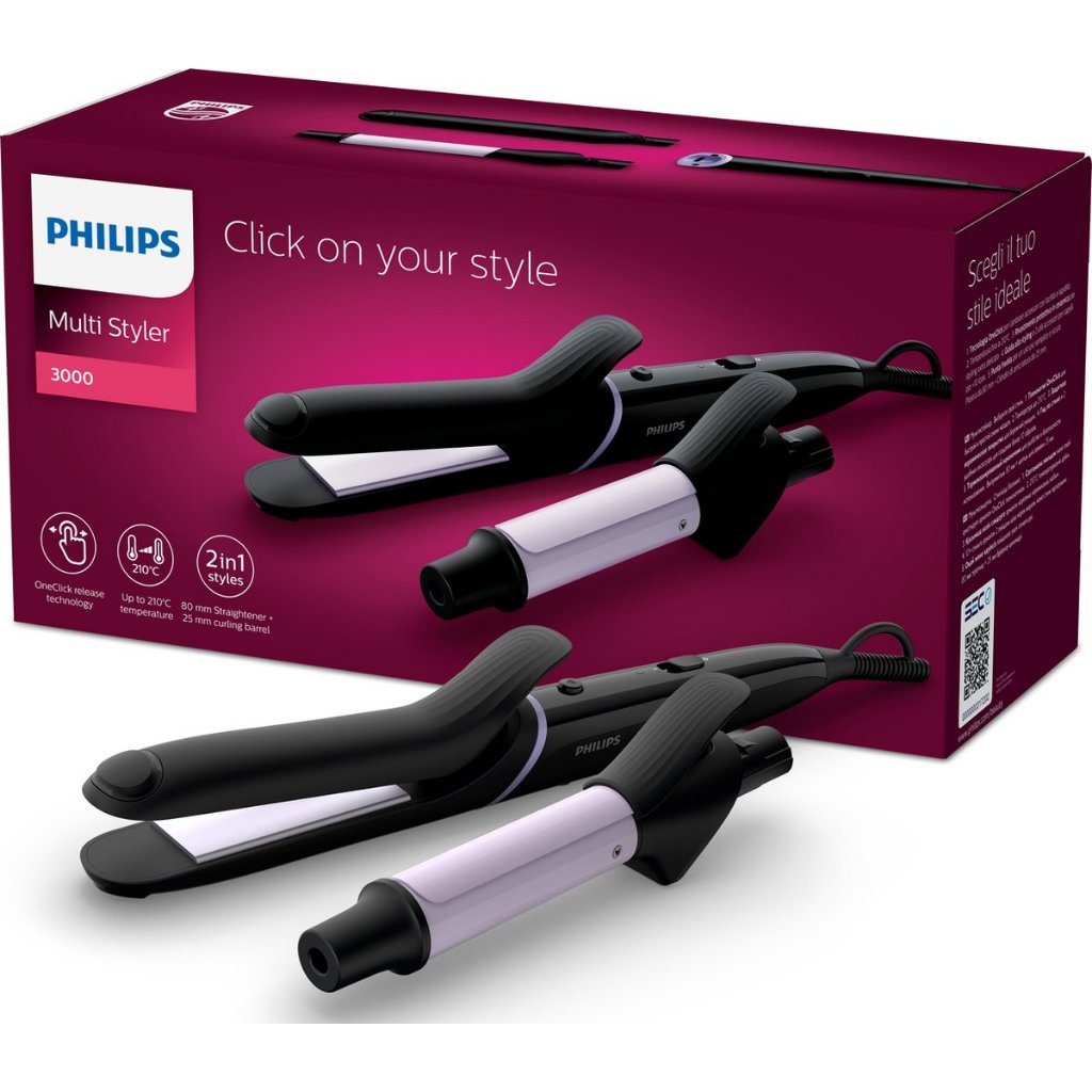 Philips Hair Straightener BHH811 2 IN 1 CATOK DAN KERITING CURLY  Penata Rambut Multi Styler  2 YEAR