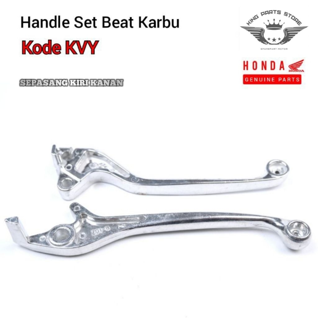 100% ORIGINAL Handle Rem Kanan Kiri Honda BeAT Karbu Scoopy Karbu Spacy KVY