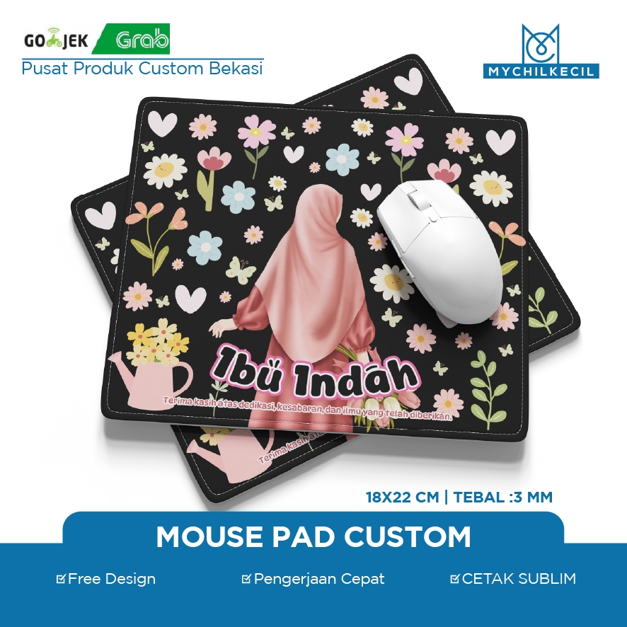 Mousepad Custom Print SUBLIM Cetak Mouse Pad Gaming Anime  Murah Satuan