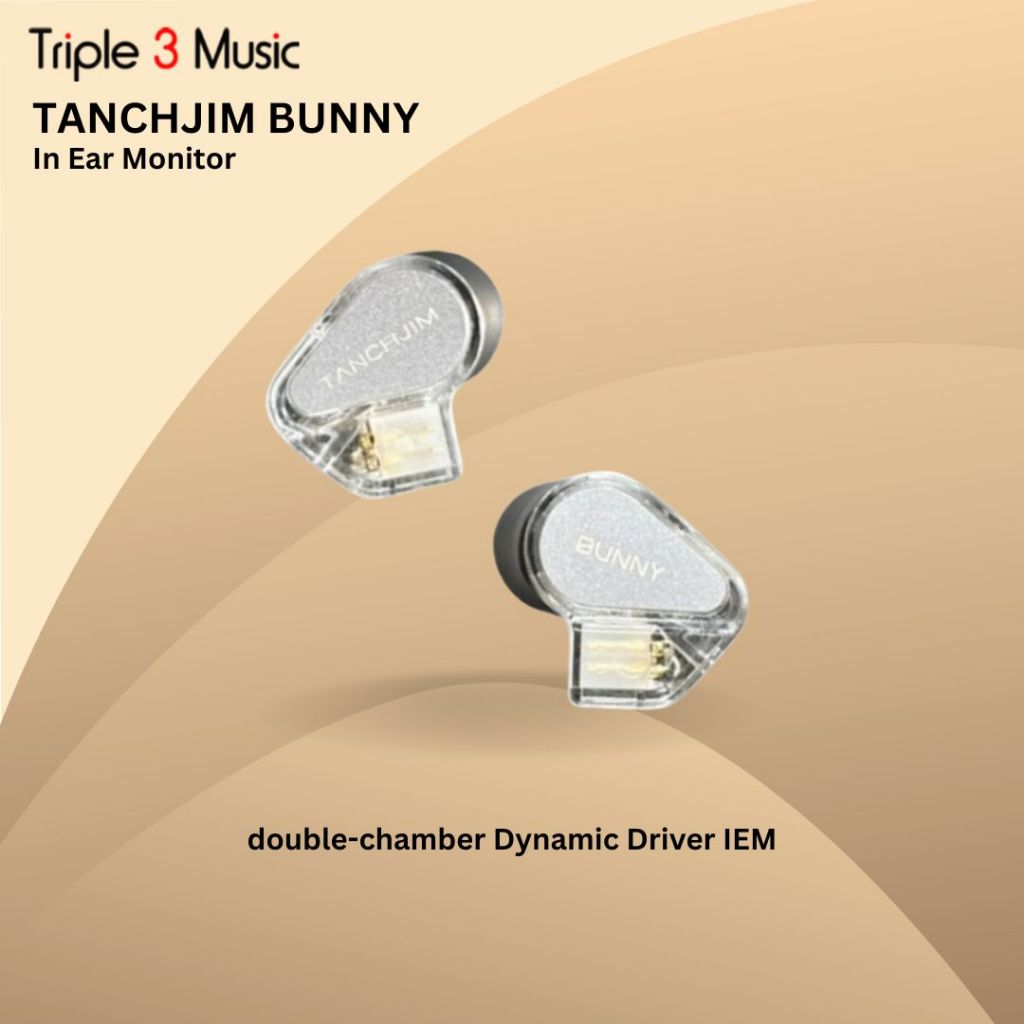 Tanchjim Bunny DMT4 Ultra Dynamic Driver Earphone In Ear Monitor With Microphone